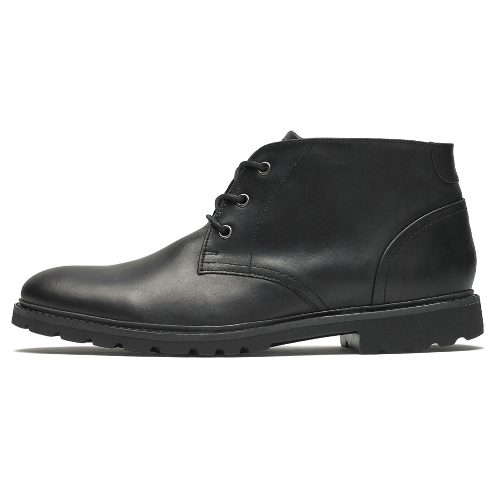 Rockport Singapore Mens Boots - Sharp & Ready Chukka Black - YB1923405